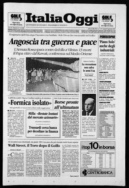 Italia oggi : quotidiano di economia finanza e politica